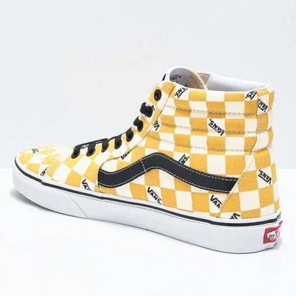 LIKE NEW Vans Big Checkerboard SK8-HI Sneaker SZ 9 - Picture 3 of 6